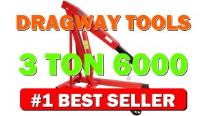 Dragway Tools 3 Ton 6000 lb Heavy Duty Engine Hoist Cherry Picker - B00295PBCG