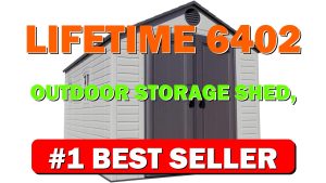 Lifetime 6402 Outdoor Storage Shed, 8 by 12.5 Feet; 2 windows - B0041115M6