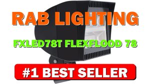 RAB Lighting FXLED78T Flexflood 78-watt Cool Led Trunnion, Bronze,Multi - B0080I9X6Q