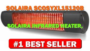 Solaira SCOSYXL15120B Solaira Infrared Heater, 1.5KW, 120V, Black - B00819U2GY