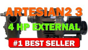 Artesian2 3/4 HP External High Flow Pond Pump with Cord A2-3/4-HF-C - B00GD1RY40