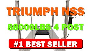 TRIUMPH NSS-8 8000Lbs 4 Post Storage Service Car Auto Lift Truck Hoist - B00QHEV0IE