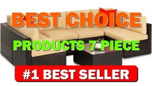 Best Choice Products 7-Piece Modular Outdoor Sectional Wicker Patio Conversation Set w/ - B01889WCOG