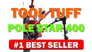 Tool Tuff Pole-Star 400 3-Point Tractor Post Hole Digger for Compact/Sub-Compact/Cat 0 - B07BWWDYMV