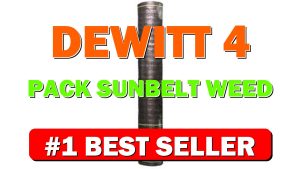 Dewitt 4-Pack Sunbelt Weed Barrier Fabric 3.2 oz, 6 x 300 Feet - B07CZTLN2V