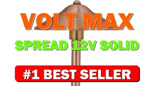 VOLT Max Spread 12V Solid Copper Path Light (25" Tall, 9" Shade) - B083F3XBRZ