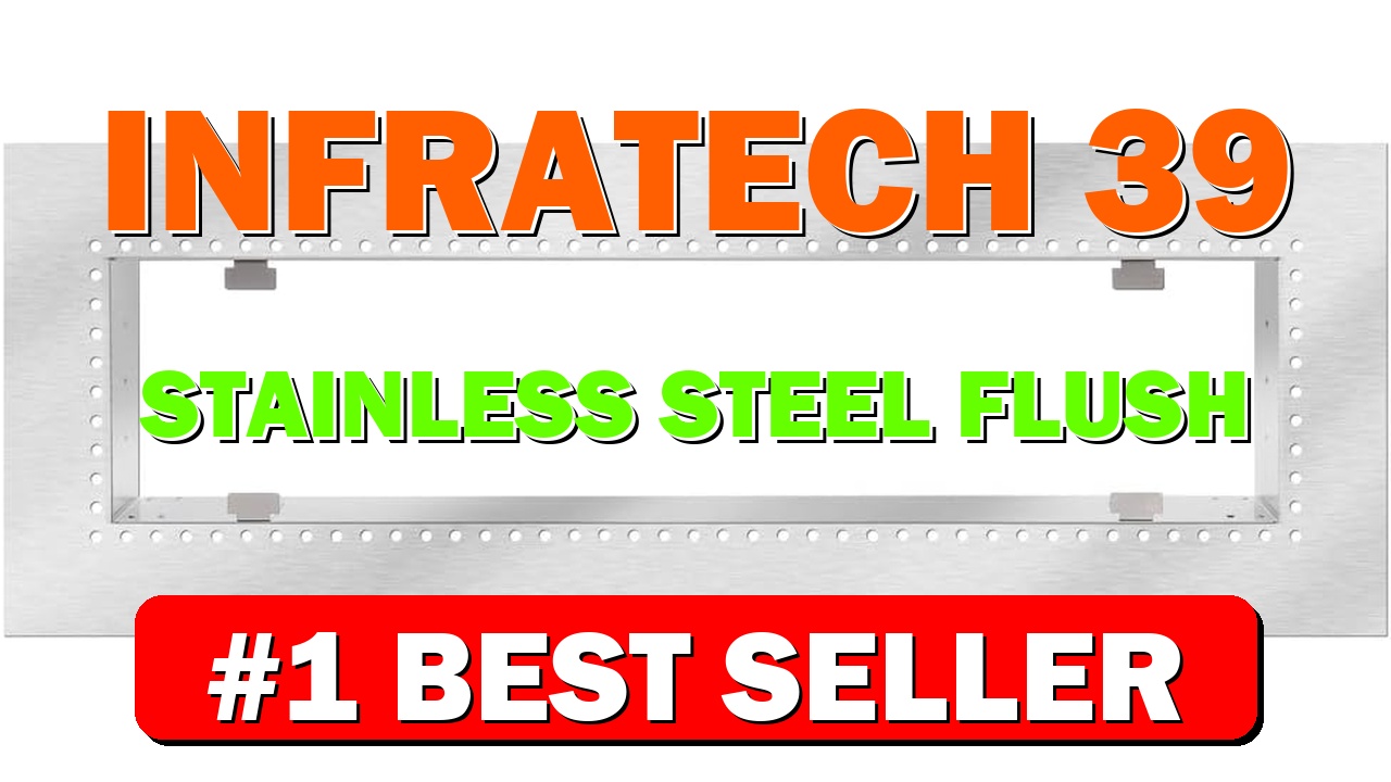 Infratech 39" Stainless Steel Flush Mount Frame for Electric Patio Heater, 39-Inch - B084LF7NKH