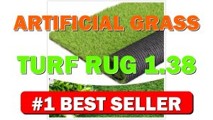 Artificial Grass Turf Rug 1.38" 8X40 FT, Fake Grass Carpet Indoor Outdoor - B087CL2XXZ