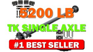 5200 lb TK Single Axle Light Duty Trailer Kit with Suspension (6 - B08FSYM44Q
