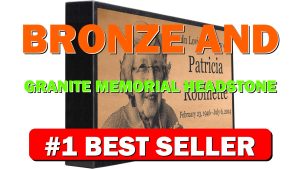 Bronze and Granite Memorial Headstone Markers for Lost Family Members, Infants, - B08L6R68FH