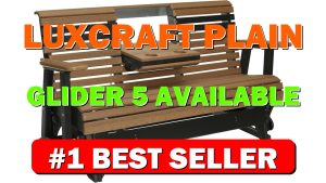LuxCraft Plain Glider 5' Available in 14 Colors (Premium - - B08V1FJWRB