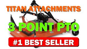 Titan Attachments 3 Point PTO Finish Mower, 72" Cutting Width, Cat 1 - B09BGTD3NV