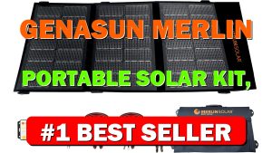 Genasun-Merlin Portable Solar Kit, 100W Foldable Merlin Panel and Genasun MPPT Solar - B0BCRN9VT6