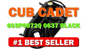 CUB CADET 603P08720-0637 Black 42" Deck Shell RZT-SX 42 EFI Zero-Turn Lawn - B0CRHT43GR