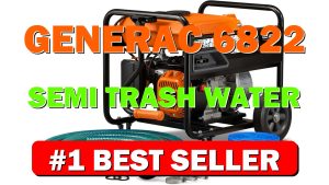 Generac 6822 Semi-Trash Water Pump Powerful 5 HP Gas-Powered Pump for - B0CY2XZJXP