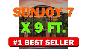 Sunjoy 7 x 9 ft. Grill Gazebo, 2-Tier Hardtop Gazebo Pergola with - B0D3QBZ87T