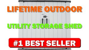 Lifetime Outdoor Utility Storage Shed with Double Wall Steel-Reinforced Construction, 6 - B0DB9R7VT3