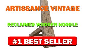 Artissance Vintage Reclaimed Wooden Noodle Bench, 6–7 ft Long, Handcrafted Rustic Solid - B0DCKPXNL6