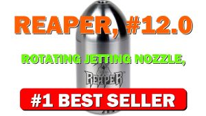 Reaper, #12.0 Rotating Jetting Nozzle, 24 Degree Nozzle, 3/8" FNPT Inlet (12.0) - B0DGHGSGHC