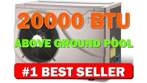 20000 Btu Above Ground Pool Heater, Swimming Pool Heat Pump, 6500 Gals - B0DSHJ12YT