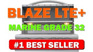 Blaze LTE+ Marine Grade 32-in 4-Burner Propane Grill w/Lift-Assist Hood & Rear - B0F18L8SW8