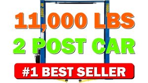 11,000 LBS 2-Post Car Lift, 77" Max Height Auto Lift with Single - B0F5WJ3VHW