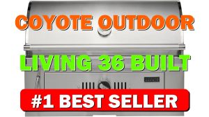 COYOTE OUTDOOR LIVING 36" Built-In Charcoal Grill Charcoal Model - B0F94LYFB4