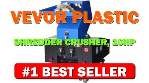 VEVOR Plastic Shredder Crusher, 10HP/7.5KW Plastic Grinder Granulator, 250-450kg/h Capa - B0FF3H2417