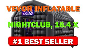 VEVOR Inflatable Nightclub, 16.4 x 13.1 x 12.5 ft Inflatable Party Tent - B0FKZRQ2LD