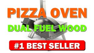Pizza Oven Dual Fuel Wood & Propane Portable Outdoor Pizza Oven - B0GBVKXFZ3