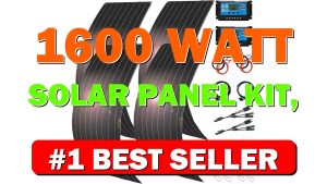 1600 Watt Solar Panel Kit, 4 × 400 Watt Flexible Solar Power - B0GH11ZL2Q