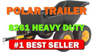 Polar Trailer 8261 Heavy Duty Tandem Axle 1200 lb. 15 Cubic Foot - B000N4MCGS