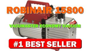 Robinair 15800 VacuMaster Economy Vacuum Pump 2-Stage, 8 CFM, CHROME,Red/Silver - B001P7C7QM