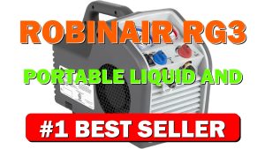 Robinair RG3 Portable Liquid and Vapor Refrigerant Recovery Machine Compatible with - B00NMOYPVG