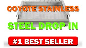 Coyote Stainless Steel Drop In Griddle, Coyote Grill Accessories C1GRDL - B00OY9TDMO