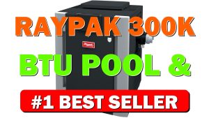 Raypak 300k BTU Pool & Spa Heater, Natural Gas, Polymer Header, Cupronickel - B00T1SHZX2