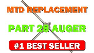 MTD Replacement Part 28" Auger Gearbox Assembly - B00Y0OBHTU