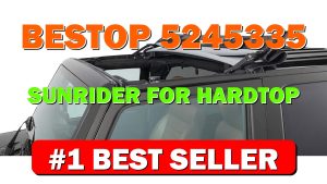 Bestop 5245335 Sunrider for Hardtop for 2007-2018 Wrangler JK 2-Door & Unlimited - B01CACYGEG