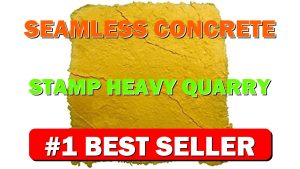 Seamless Concrete Stamp Heavy Quarry Stone Texturing Skin Set Authentic Decorative Patt - B079P5SXR8