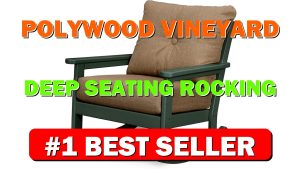 POLYWOOD Vineyard Deep Seating Rocking Chair - B079Z9SXWS