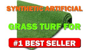 Synthetic Artificial Grass Turf for Garden Backyard Patio Balcony,Drainage Holes & Rubb - B0824NHRN6