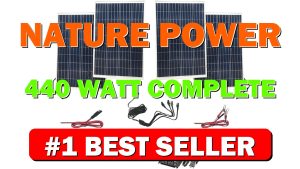 Nature Power 440 Watt Complete Solar Kit (750W Inverter & 30A CC) - B084RHZSZP