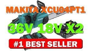 Makita XCU04PT1 36V (18V X2) LXT® Brushless 16" Chain Saw Kit with - B084ZVL534