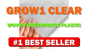 Grow1 Clear Woven Greenhouse Plastic Film Polyethylene Sheeting UV Cover 9 Mil - B087W6S62Y