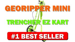 GeoRipper Mini Trencher EZ Kart Handheld Trencher, Trolly Accessory Trencher, Easily At - B08CRY52MG