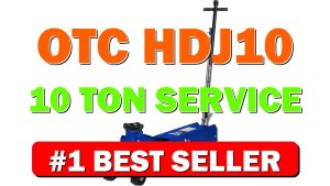 OTC HDJ10 10-Ton Service Jack with 3 Position Locking Handle and 6-3/8" - B08DL7KPMT