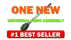 One New Universal Joint Assembly Various Applications & 6115D 6125D 6100D 6130D - B08GV11QFJ