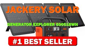 Jackery Solar Generator Explorer 500, 518Wh Portable Power Station Mobile Lithium Batte - B08P42QKWK