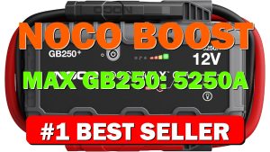 NOCO Boost Max GB250: 5250A UltraSafe Jump Starter – 12V Lithium Battery - B08V6MJ2NR