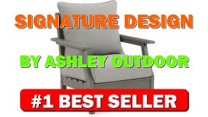 Signature Design by Ashley Outdoor Visola Lounge Chair, 2 Count, Foam Cushion, - B097XPVPWW